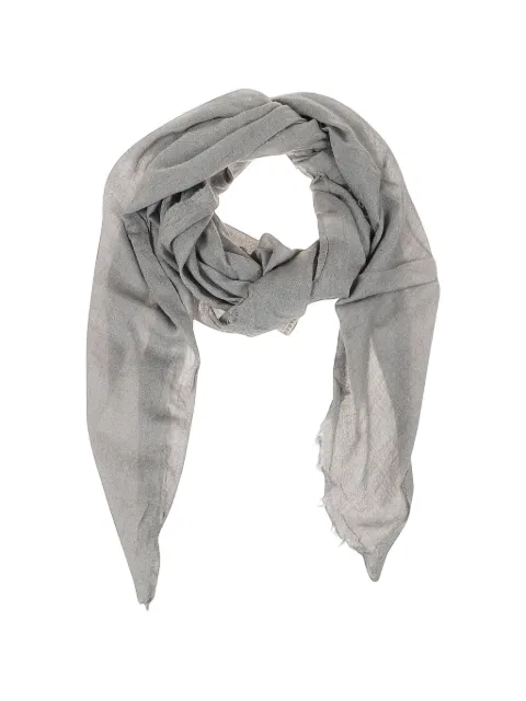 Destin Emily frayed-edge scarf Grey EMQUUNSTE