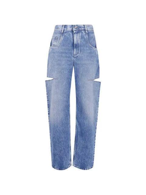 Maison Margiela cut-out straight-leg jeans Blue S51LA0051S30513099