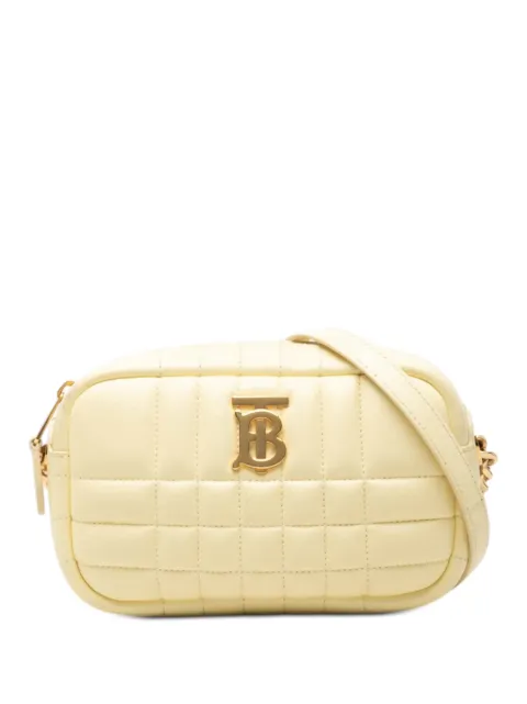 Burberry Pre-Owned 2018-2023 Mini Quilted Lambskin Lola Camera Bag crossbody bag Yellow IBEPZ9LOJPYO5HDT