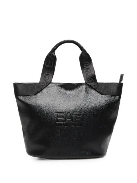 Ea7 Emporio Armani logo-embossed tote bag Black 7W001529AF27199