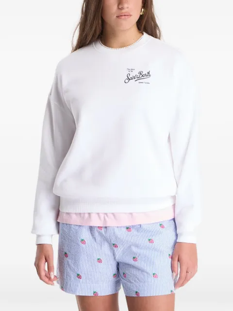MC2 Saint Barth Stardust logo-print sweatshirt White STD000108533L