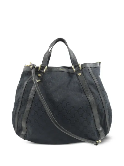Gucci Pre-Owned GG Canvas shoulder bag Black 130734
