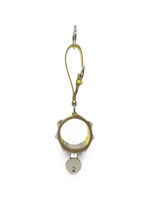 Hermès Pre-Owned Collier de Chien bag charm Yellow ALIME