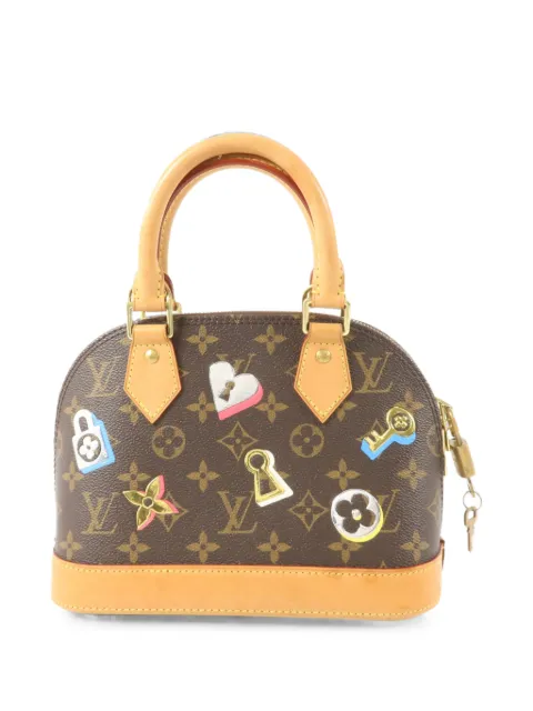 Louis Vuitton Pre-Owned Love Lock Alma BB tote bag Brown M44368