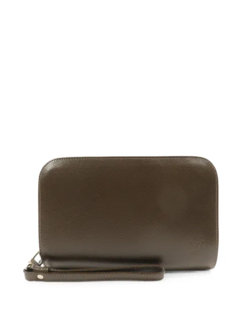 Louis Vuitton Pre-Owned Baikal Taiga clutch bag Brown M30188