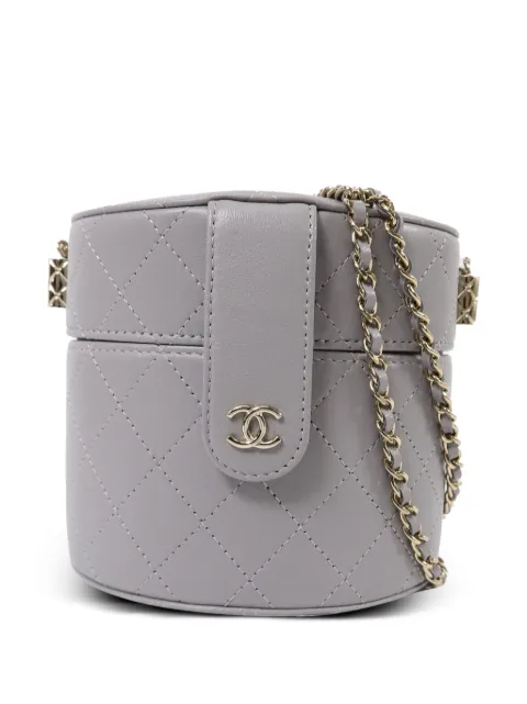 CHANEL Pre-Owned CC Vanity Case mini crossbody bag Grey 31655411