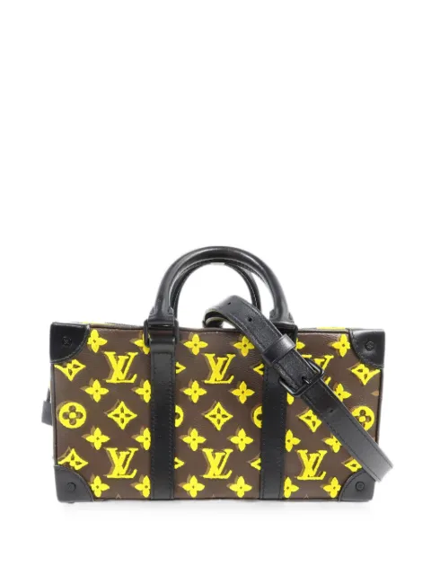 Louis Vuitton Pre-Owned Trunk Speedy Monogram Tuffetage tote bag Brown M45025