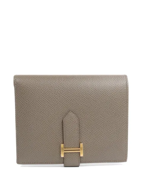 Hermès Pre-Owned Bearn Compact wallet Grey D8FGHW