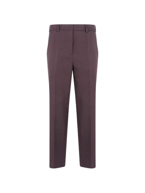 DRHOPE wide-leg pressed-crease trousers Purple 44914334099
