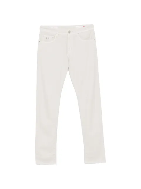 Sartoria Tramarossa Michelangelo logo-plaque trousers Neutrals MICHELANGELOBBBCI