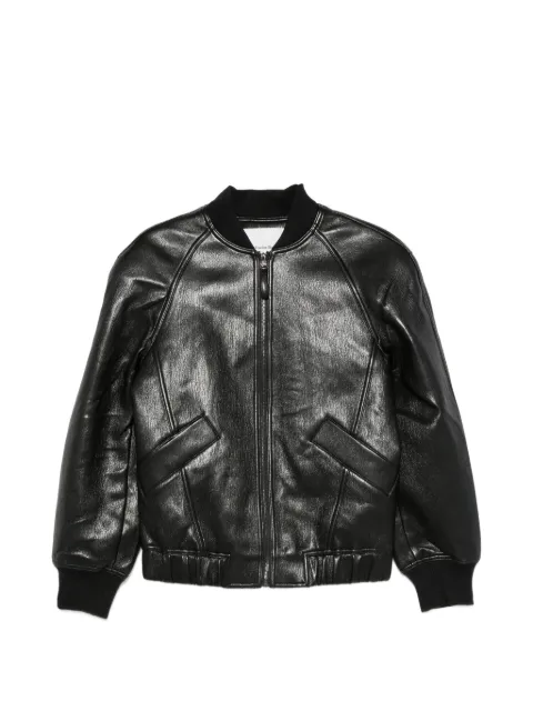 The Frankie Shop Alena zip-up bomber jacket Black JAFS231521000102