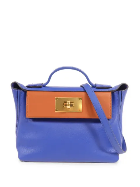 Hermès Pre-Owned 24/24 Mini tote bag Blue B7T6C0MGHW