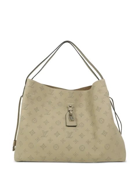 Louis Vuitton Pre-Owned Monogram Mahina tote bag Neutrals M13180