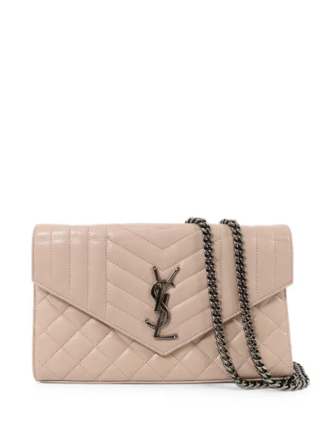 Saint Laurent Pre-Owned Envelope chain shoulder bag Pink 437473