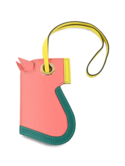 Hermès Pre-Owned Camail Epsom bag charm Pink 8WI9Z6