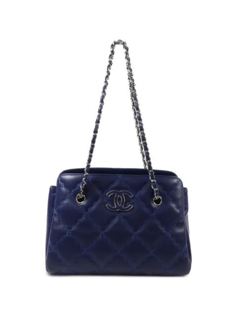 CHANEL Pre-Owned CC chain shoulder bag Blue 17603218