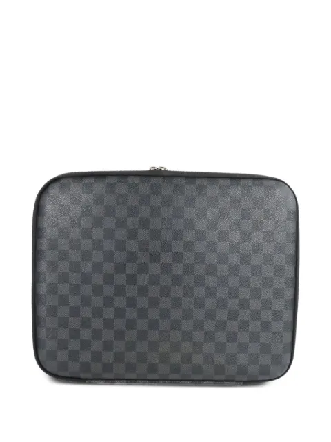 Louis Vuitton Pre-Owned Damier Graphite laptop bag Black VI3089
