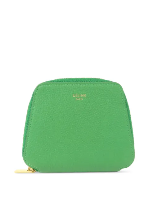 Celine Pre-Owned leather coin case Green FPG1195