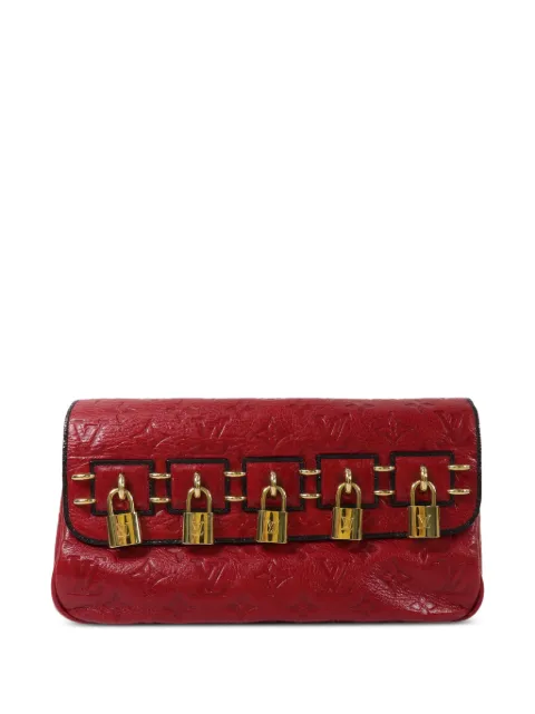 Louis Vuitton Pre-Owned 2009-2010 My Deer Enigme Empreinte leather clutch bag Red M40280
