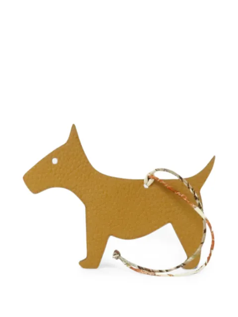 Hermès Pre-Owned Petit H dog bag charm Brown A84B