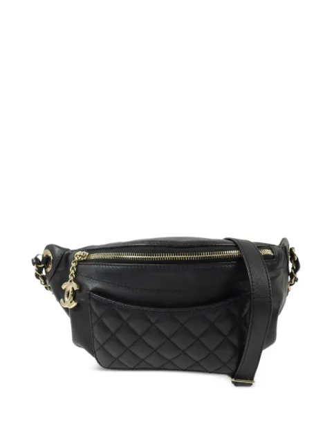 CHANEL Pre-Owned CC quilted belt bag Black A57832