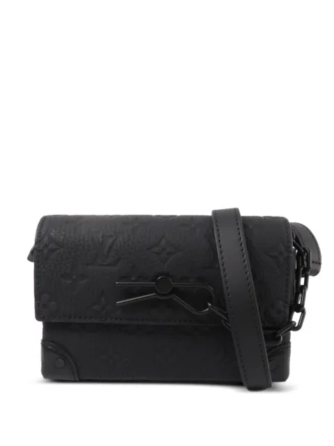 Louis Vuitton Pre-Owned Steamer Monogram Taurillon shoulder bag Black M81746
