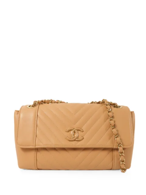 CHANEL Pre-Owned CC-turn-lock shoulder bag Neutrals 27781559