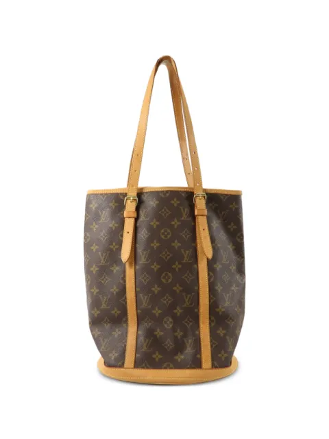 Louis Vuitton Pre-Owned GM Bucket Monogram-pattern shoulder bag Brown M42236