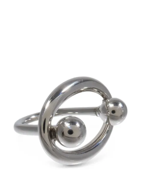 Hermès Pre-Owned Satellite scarf ring Silver NA