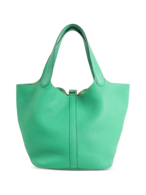Hermès Pre-Owned 2021 MM Picotin tote bag Green Z6W