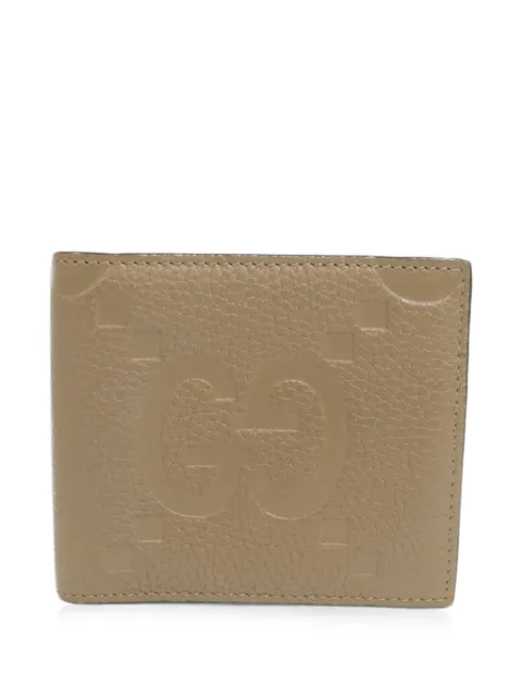 Gucci Pre-Owned Jumbo GG wallet Neutrals 739475