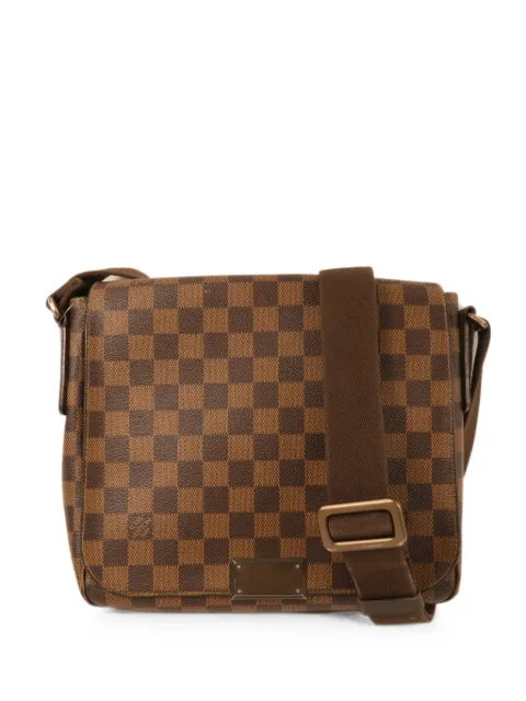 Louis Vuitton Pre-Owned PM District Damier Ebene messenger bag Brown N41213