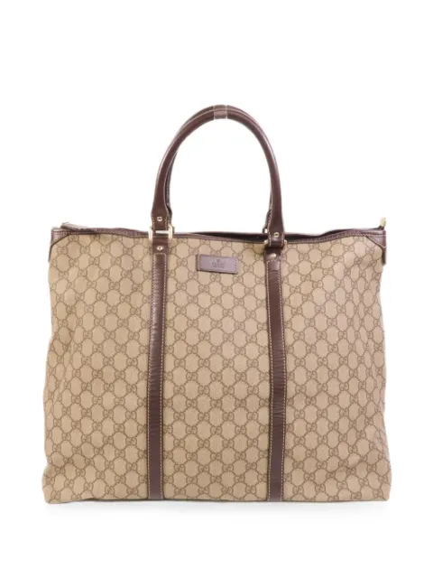 Gucci Pre-Owned GG Supreme tote bag Neutrals 201482