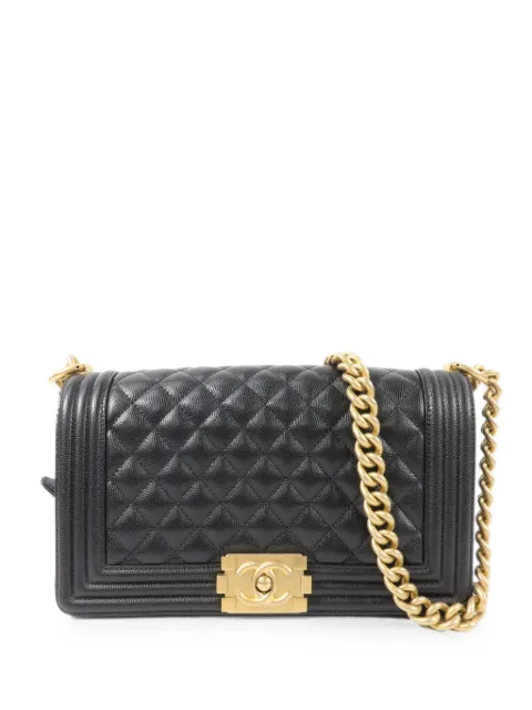 CHANEL Pre-Owned 25 Boy shoulder bag Black A67086