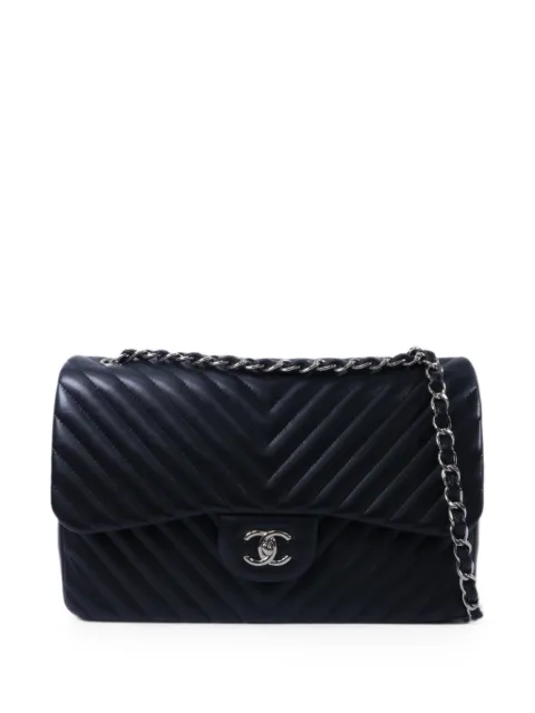 CHANEL Pre-Owned CC-logo flap shoulder bag Black 22281789