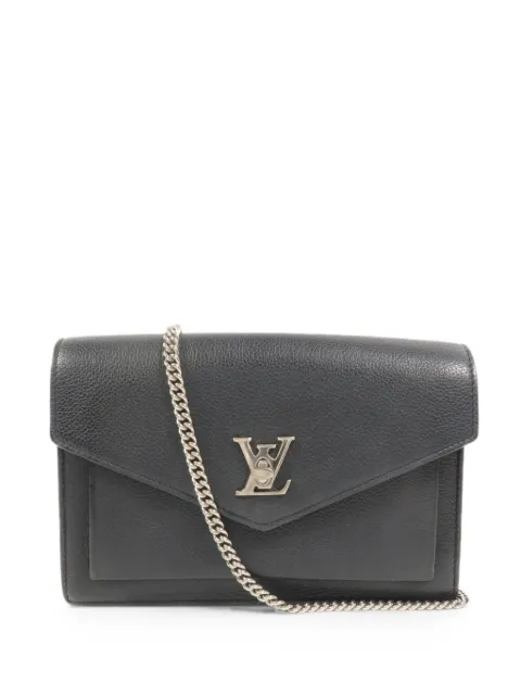 Louis Vuitton Pre-Owned Mylockme chain wallet Black M63471