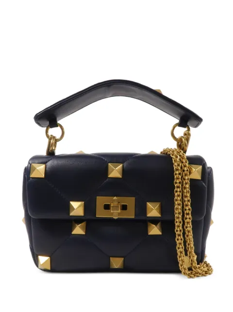 Valentino Garavani Pre-Owned Roman Stud satchel bag Blue NA