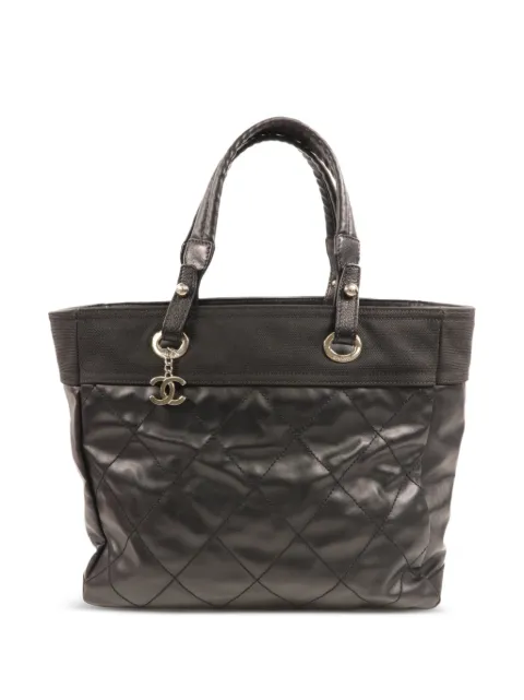 CHANEL Pre-Owned Paris Biarritz tote bag Black 13327112