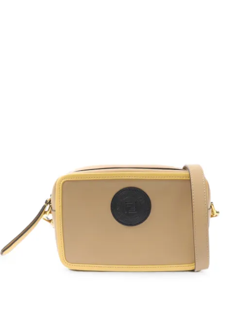 Fendi Pre-Owned Pochette Cam logo-patch cross body mini bag Neutrals 8BS019
