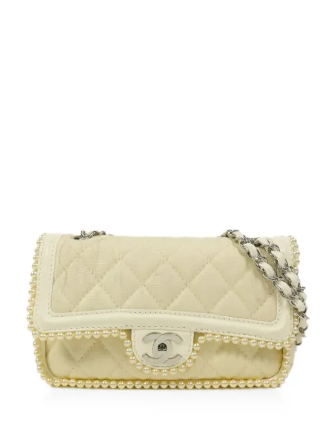 CHANEL Pre-Owned Classic Single Flap pearly-edge shoulder bag Neutrals 11739689
