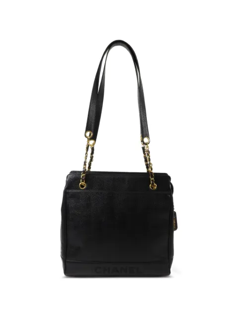 CHANEL Pre-Owned Triple CC chain-link tote bag Black 4656118