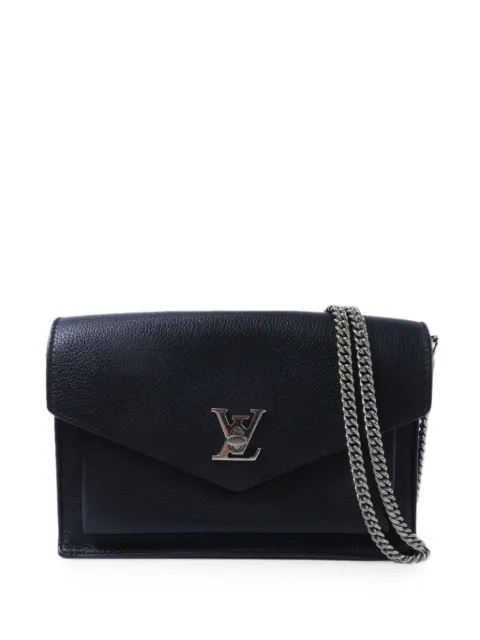 Louis Vuitton Pre-Owned Mylockme Chain shoulder bag Black M63471