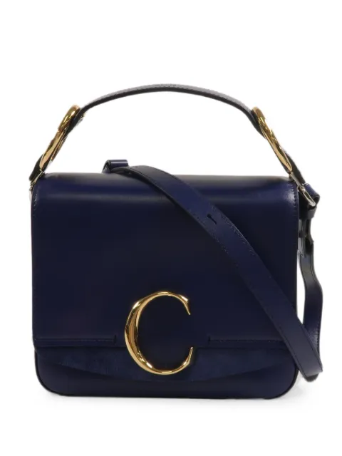 Chloé Vintage Chloe C shoulder bag Blue CHC19WS199A374B1
