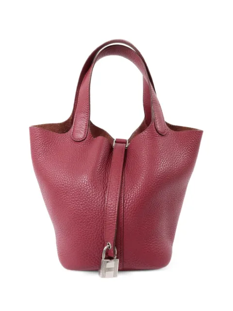 Hermès Pre-Owned PM Picotin tote bag Red TB5