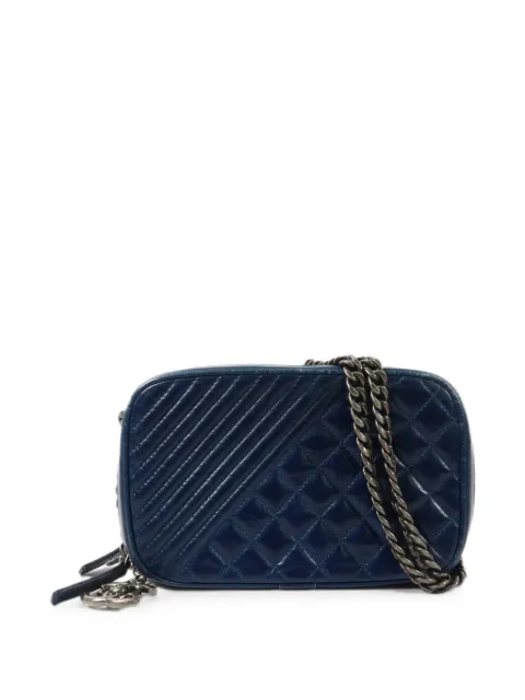 CHANEL Pre-Owned CC quilted shoulder bag Blue 20636863