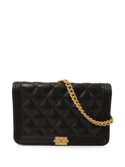 CHANEL Pre-Owned Boy CC shoulder bag Black 29317443