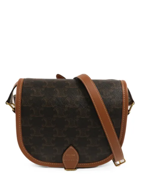 Celine Pre-Owned Folco shoulder bag Brown UDR1252UAT1232
