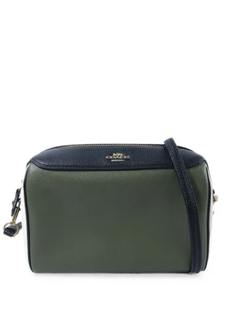 Coach Vintage leather shoulder bag Green F77685