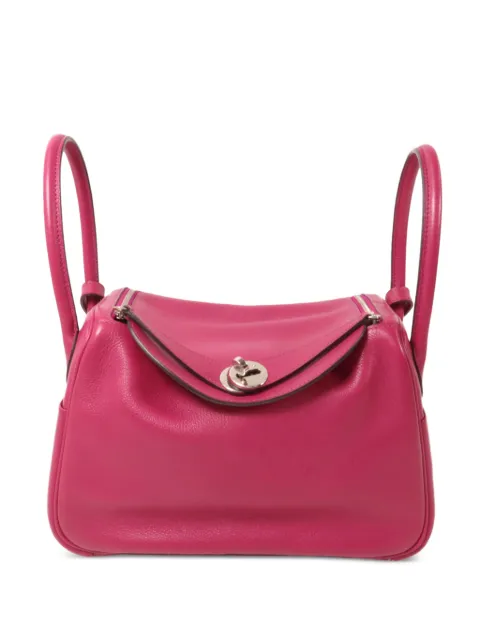 Hermès Pre-Owned Lindy 26 shoulder bag Pink AL3PHW