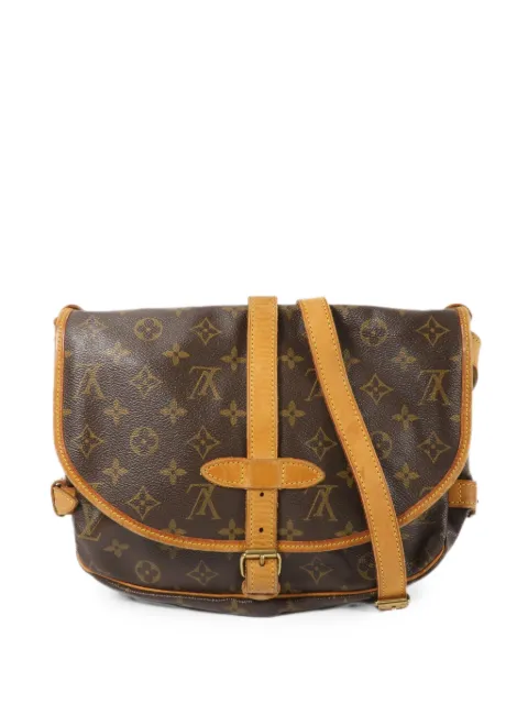 Louis Vuitton Pre-Owned Saumur 30 Monogram shoulder bag Brown M42256